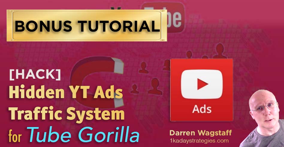 Tube Gorilla Hidden YT Ads Traffic